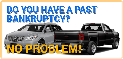 past bankruptcy? no problem