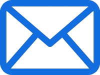 blue email icon