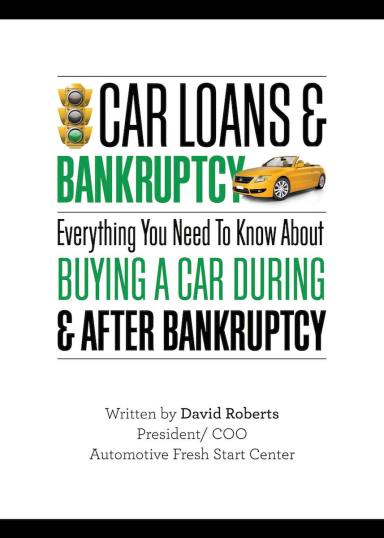 Financing A Car After Bankruptcy — Automotive Fresh Start Center